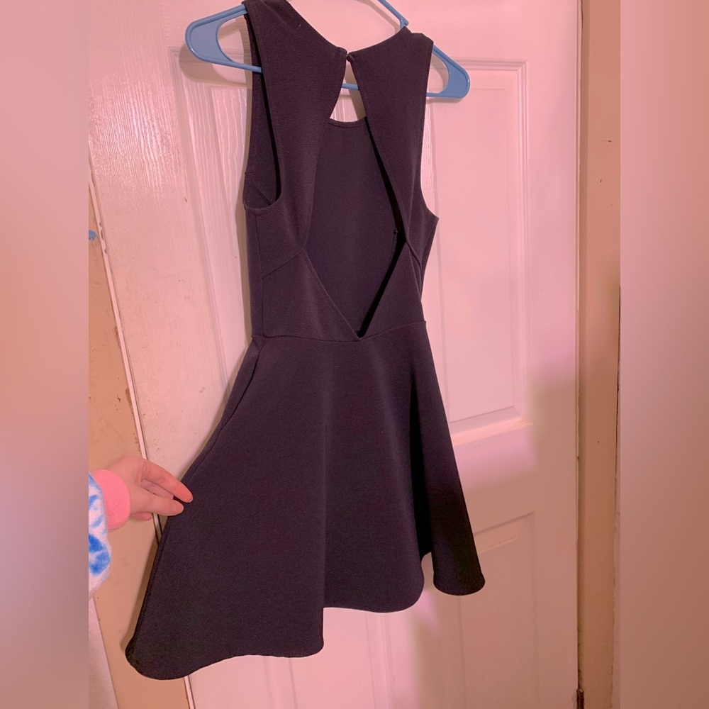 Women’s dress with back cutout